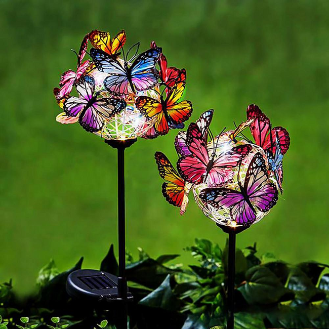 LumaFlare - Lampes solaires en forme de papillon