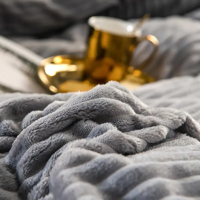 FluffyHaven Couverture en Peluche Douce – Confort et Chaleur Ultimes