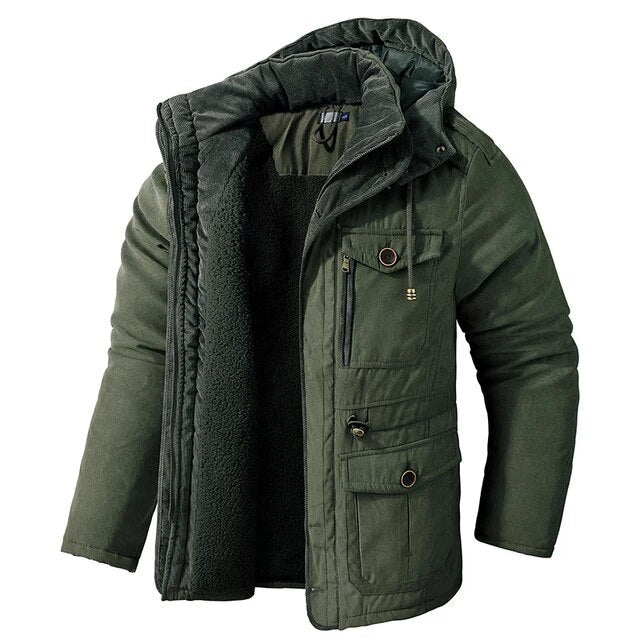Sven - Veste en polaire avec capuche et plusieurs poches