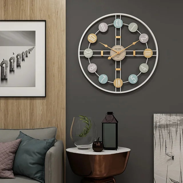 VintageTime Horloge Murale Élégante – Design Classique avec Mécanisme Silencieux