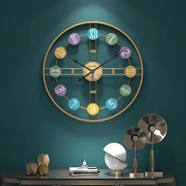 VintageTime Horloge Murale Élégante – Design Classique avec Mécanisme Silencieux