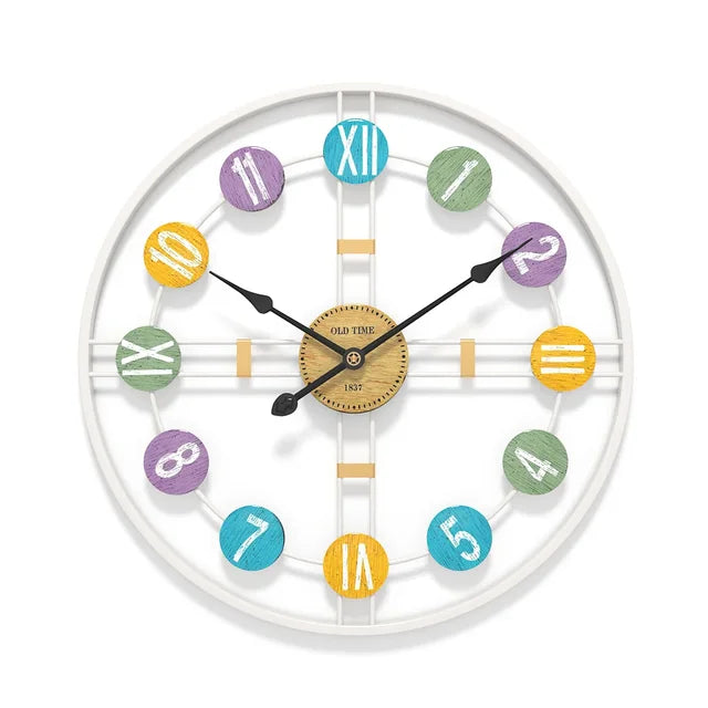 VintageTime Horloge Murale Élégante – Design Classique avec Mécanisme Silencieux