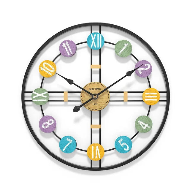 VintageTime Horloge Murale Élégante – Design Classique avec Mécanisme Silencieux
