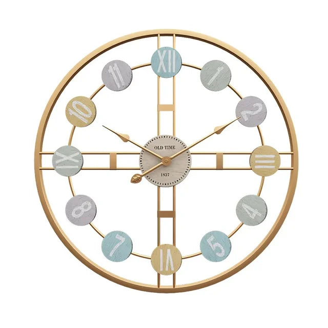 VintageTime Horloge Murale Élégante – Design Classique avec Mécanisme Silencieux