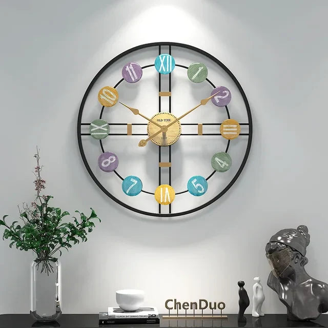 VintageTime Horloge Murale Élégante – Design Classique avec Mécanisme Silencieux