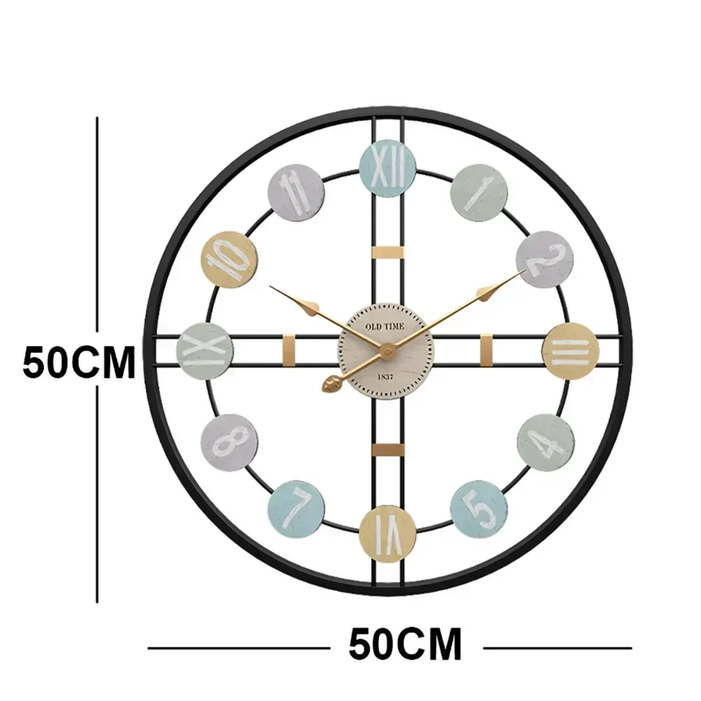 VintageTime Horloge Murale Élégante – Design Classique avec Mécanisme Silencieux