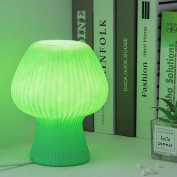 LumiMuse Lampe de Chevet en Verre Vintage – Éclairage de Chevet LED Réglable