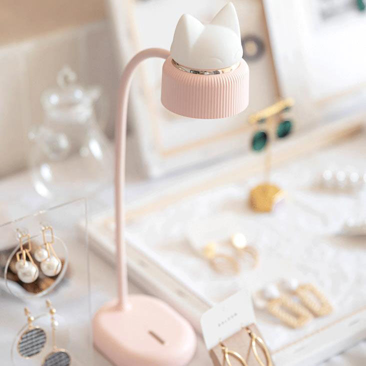 GlowLamp - Lampe de bureau LED moderne avec design d'oreilles de chat