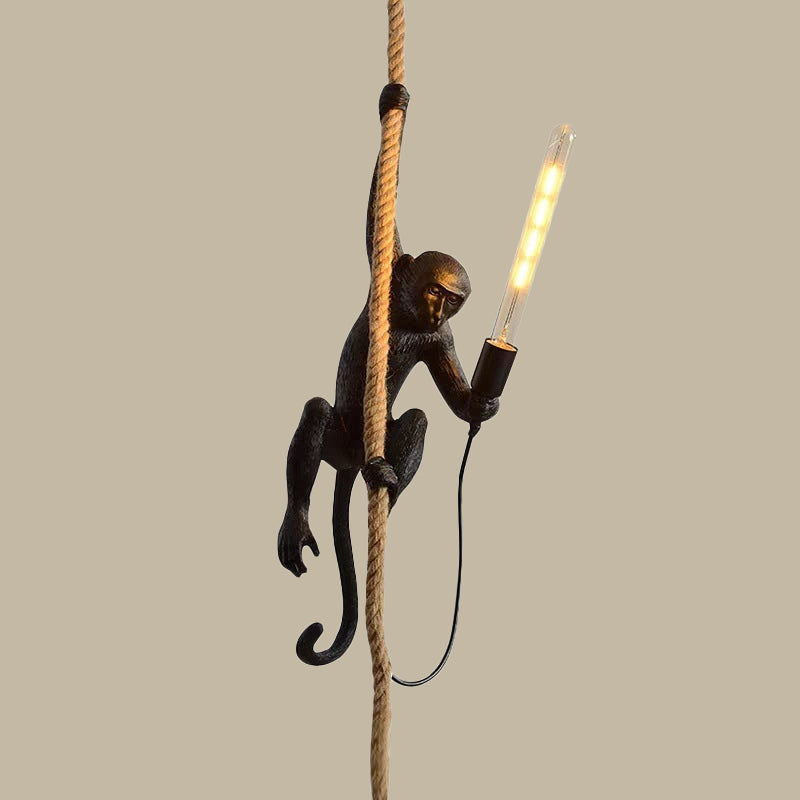 LumoAbe - Lampe singe au design créatif et éclairage fonctionnel