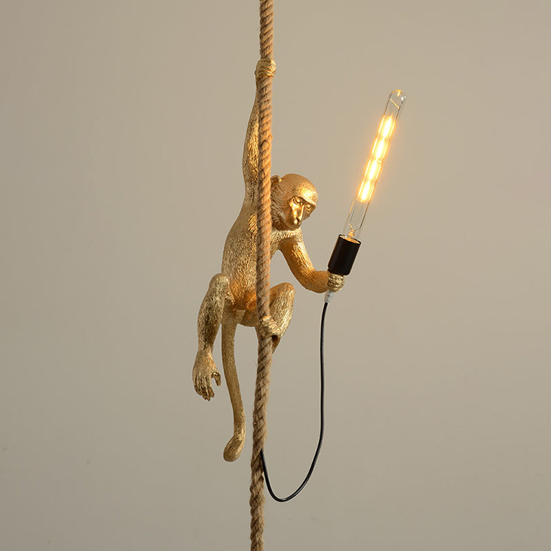 LumoAbe - Lampe singe au design créatif et éclairage fonctionnel
