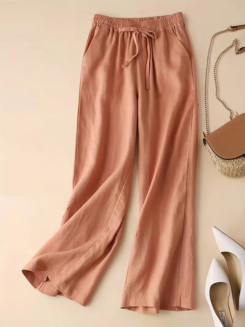 Pantalon Large Olivia avec Taille Ajustable