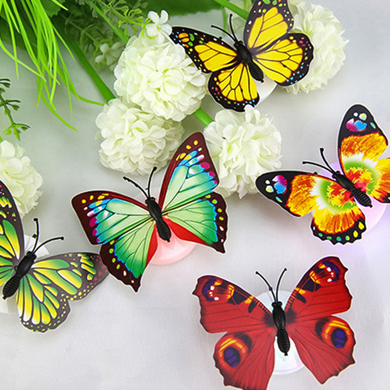 LumiWings - 3D LED papillons colorés veilleuse
