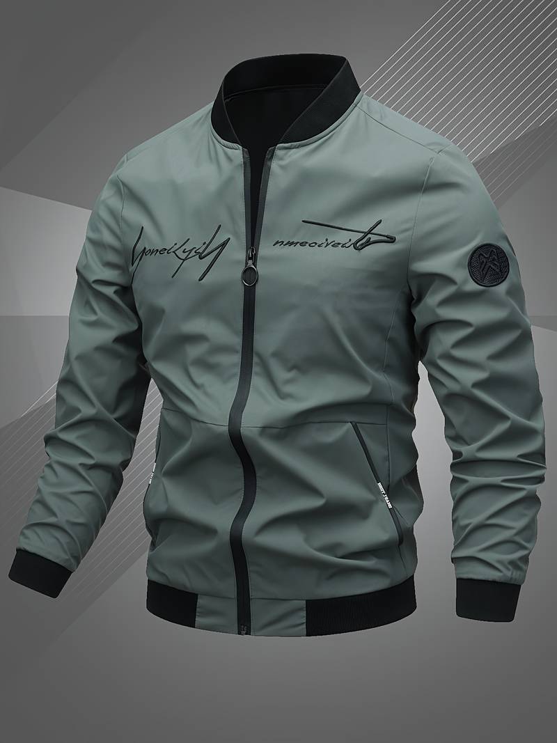 Claus - Veste brodée avec zip et poches