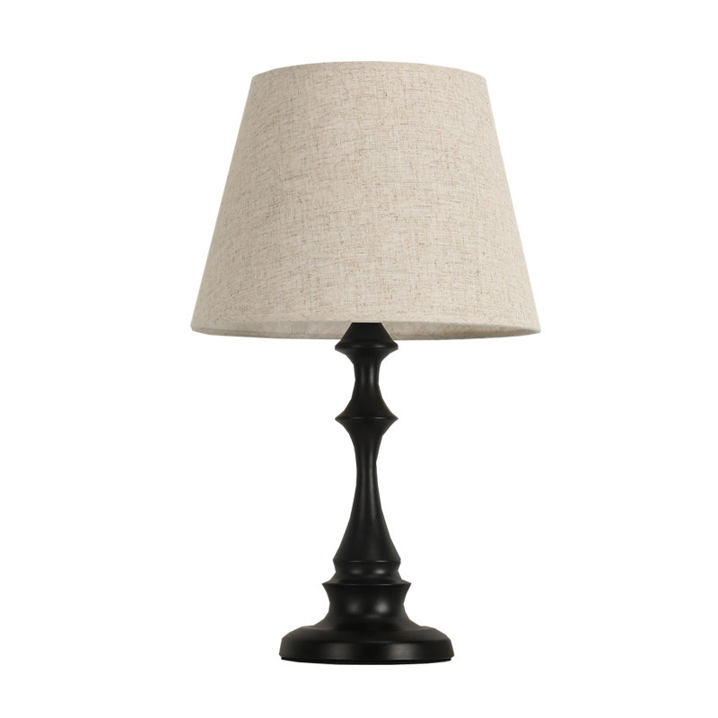 Lampe de table SoftGlow avec abat-jour en tissu - Lampe de bureau moderne et minimaliste