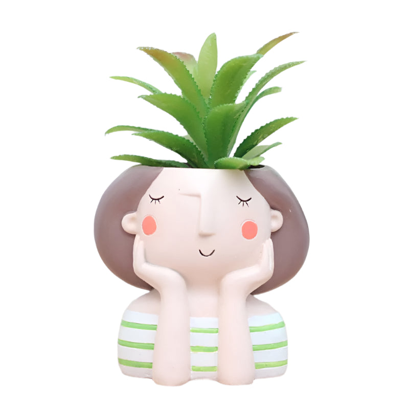 Ensemble de Jardinières en Résine Miniature UrbanSprout – Pots à Succulentes Ludique