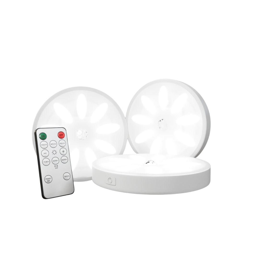 GlowFokus – Projecteur LED sans fil avec télécommande et chargement USB