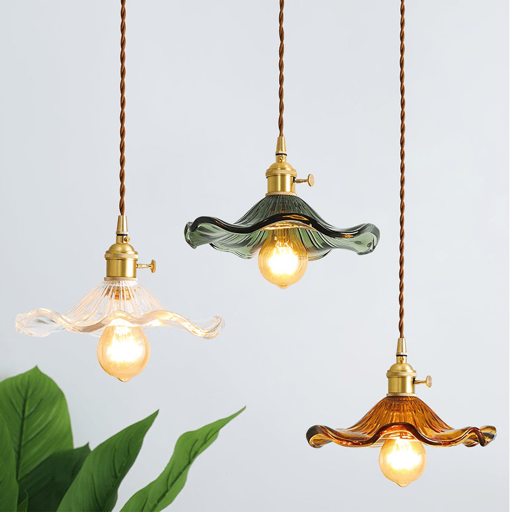 Lampe stylée à fleur d'hibiscus