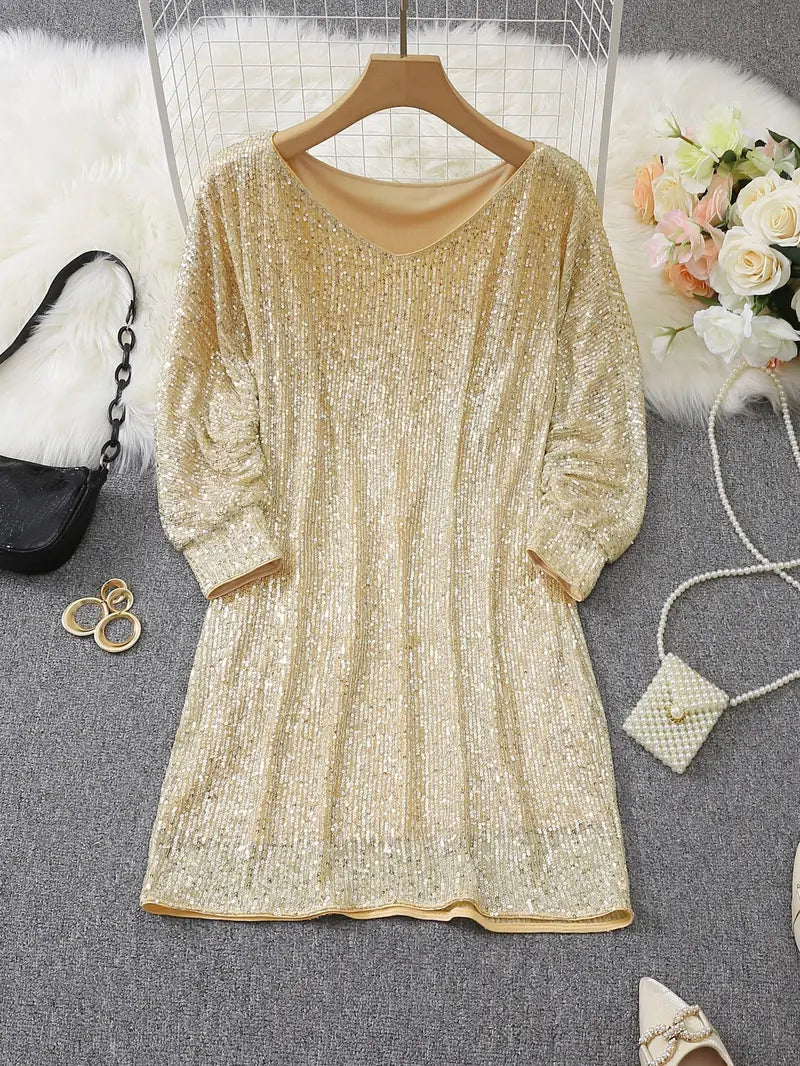 Robe scintillante Alana avec sequins