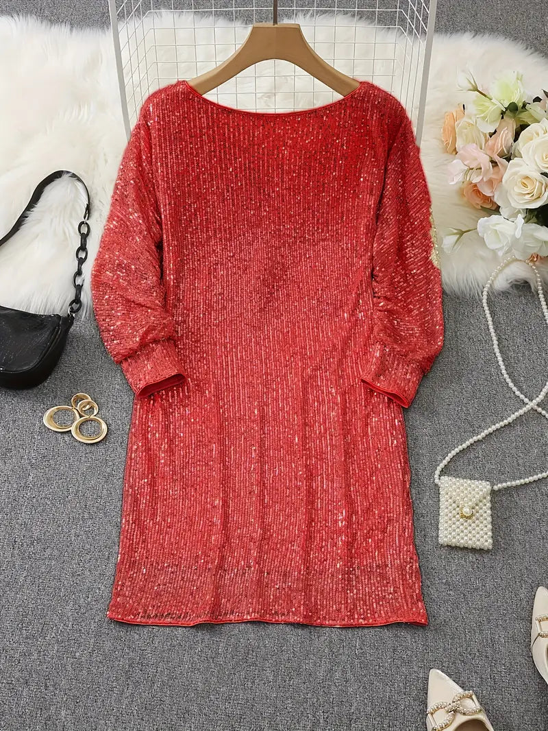 Robe scintillante Alana avec sequins
