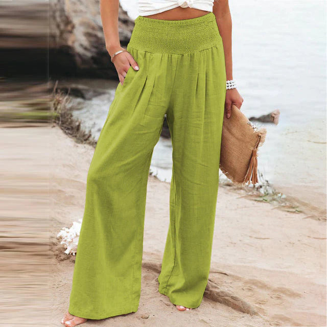 Pantalons fluides Lana
