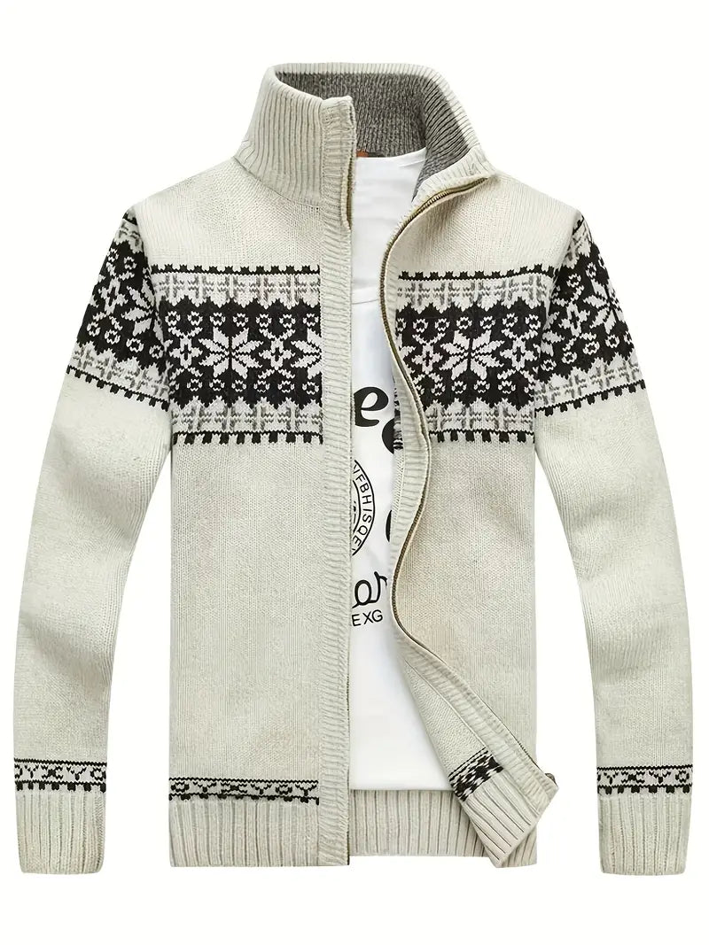 Ivan- Élégant cardigan à manches longues avec un design élégant