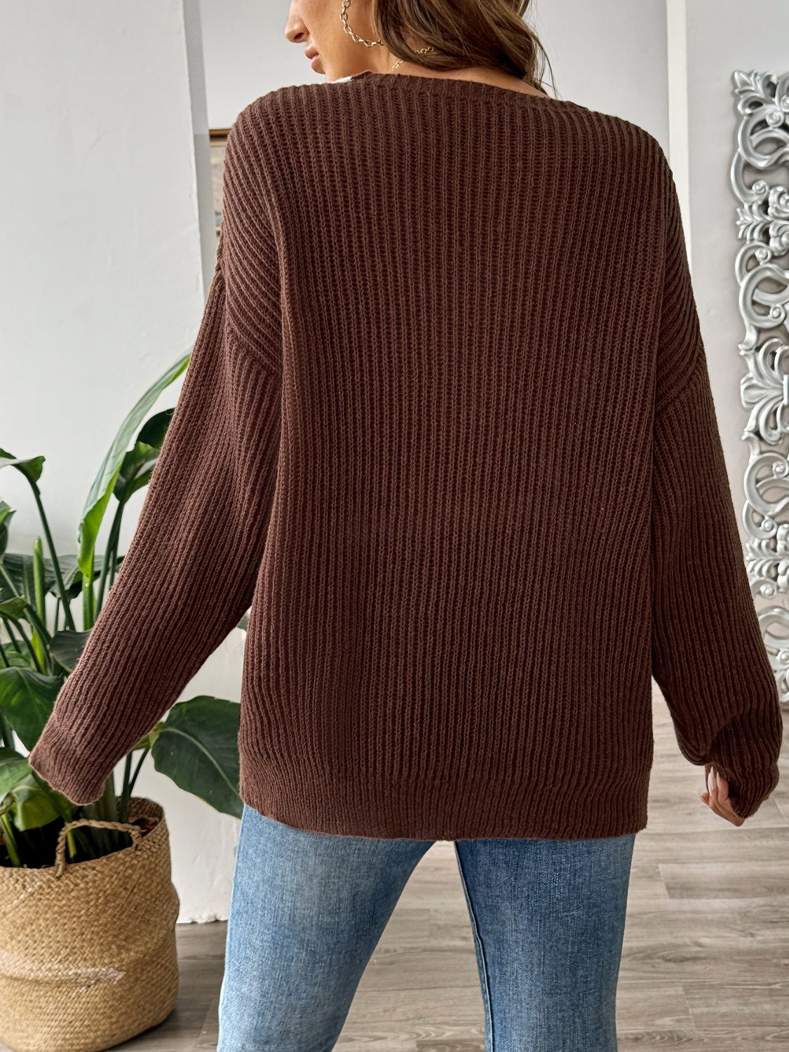 Soffie - Pull à manches longues doux et ample