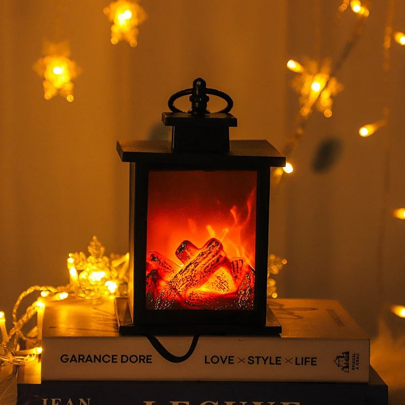Lampe lanterne réaliste sans flamme