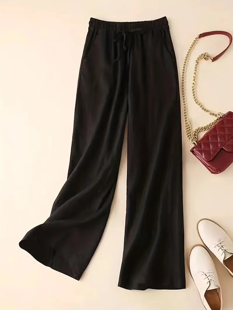Pantalon Large Olivia avec Taille Ajustable