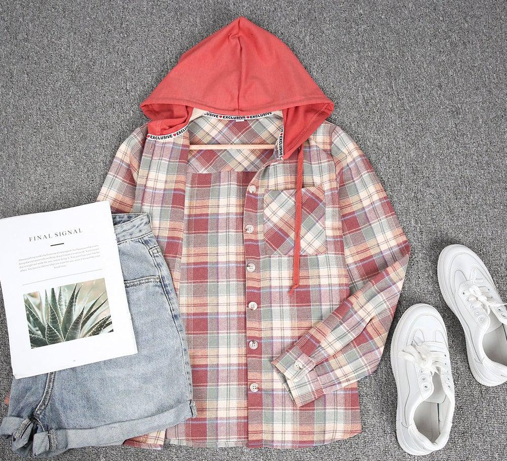 Tendance d'automne® - Pull à capuche inspiré de Layla avec boutons