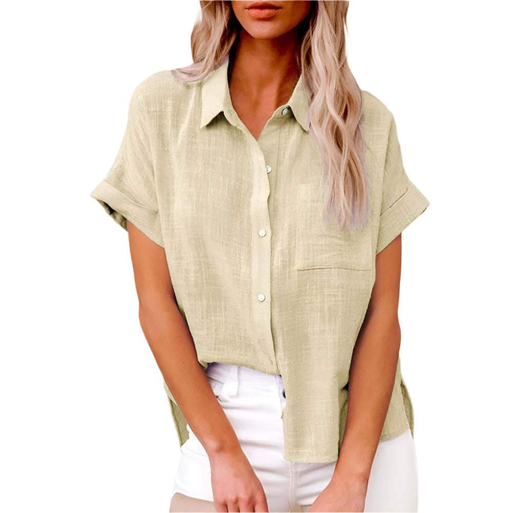 Miles - Chemise à boutons sans effort pour femmes