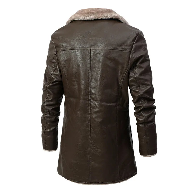 Steven | Veste Vintage en Similicuir