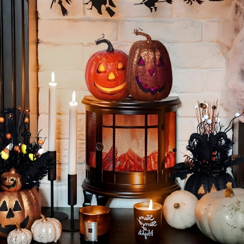 Décoration d'Halloween SpookSquash - Déco automnale festive pour intérieur et extérieur