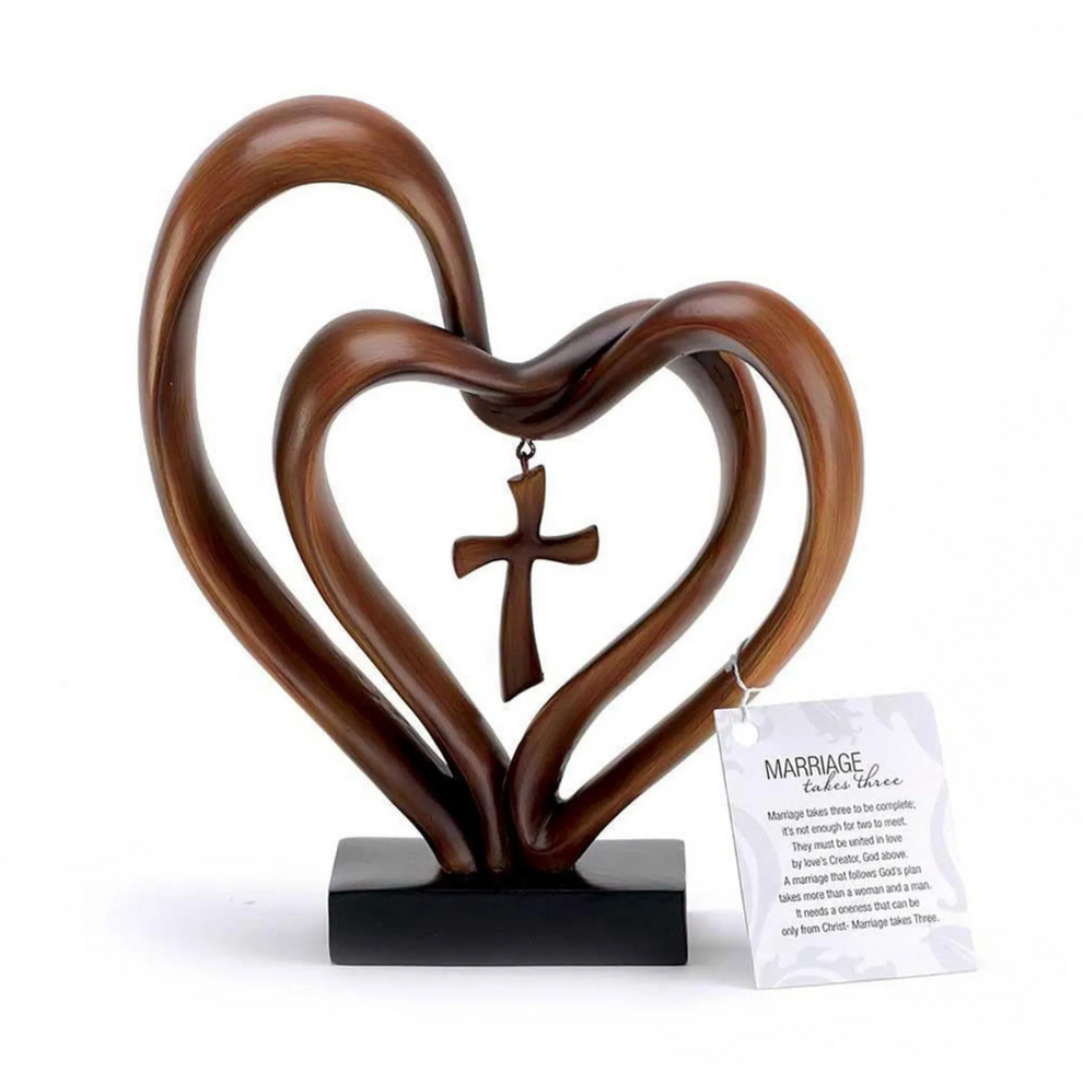 Symbole de l'Amour et de l'Unité Tissé HeartCross