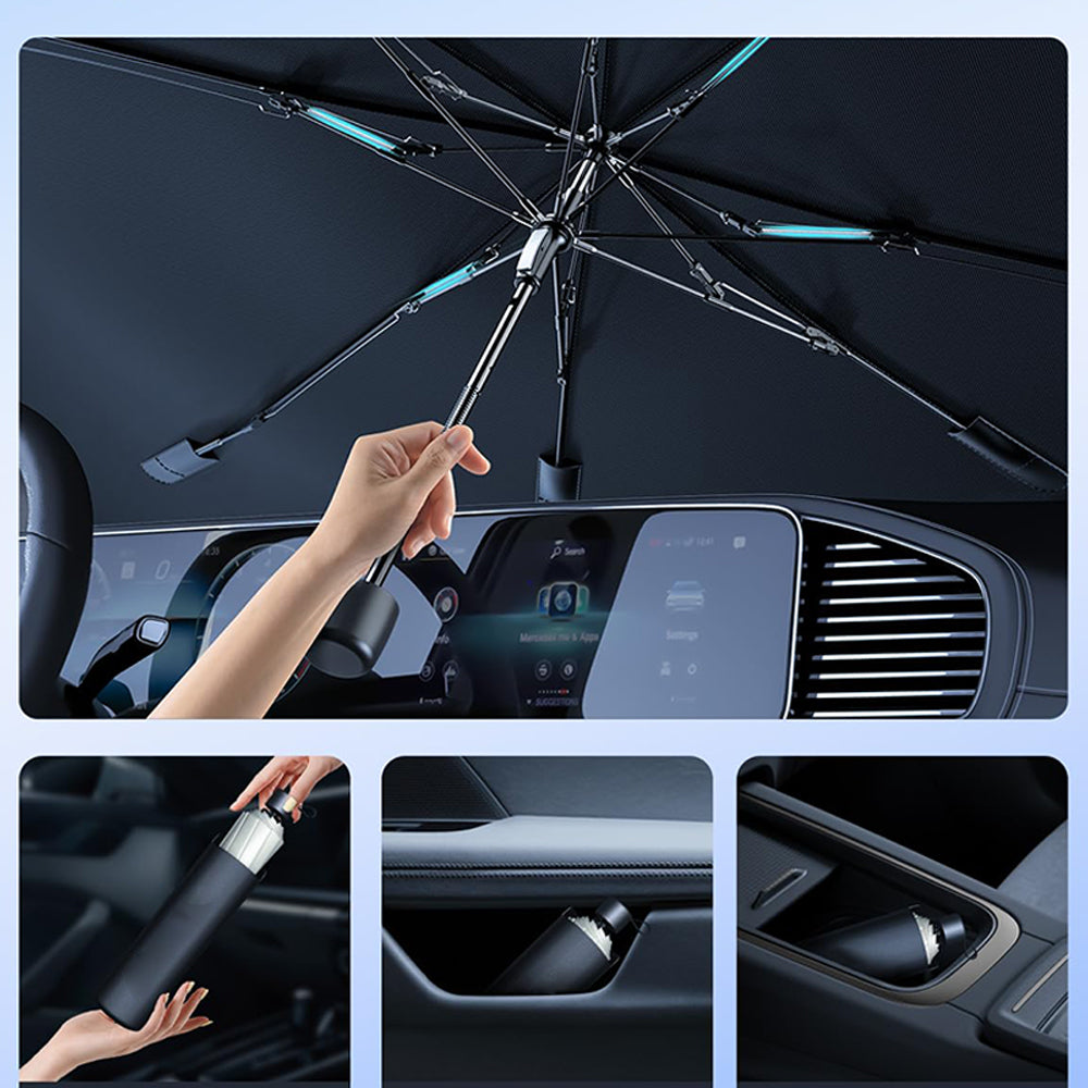 CoolGuard Pare-soleil Forrude – Protection UV efficace et occultation solaire rafraîchissante pour la voiture