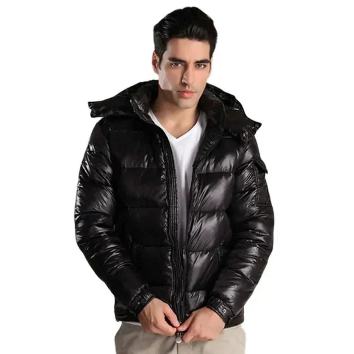Loui - Veste matelassée à manches longues avec capuche et poches