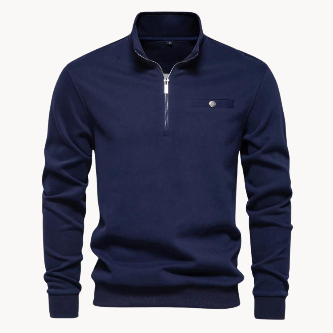 Sweater décontracté Noah Herre avec demi-zip