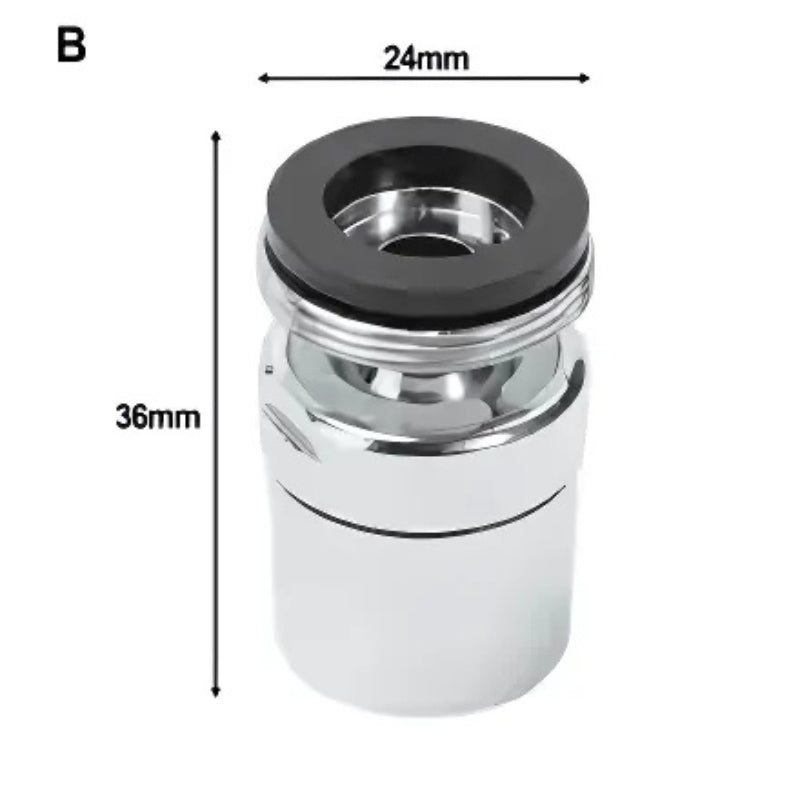 SprayMaster - Tête de robinet réglable à 360° avec deux modes de pulvérisation