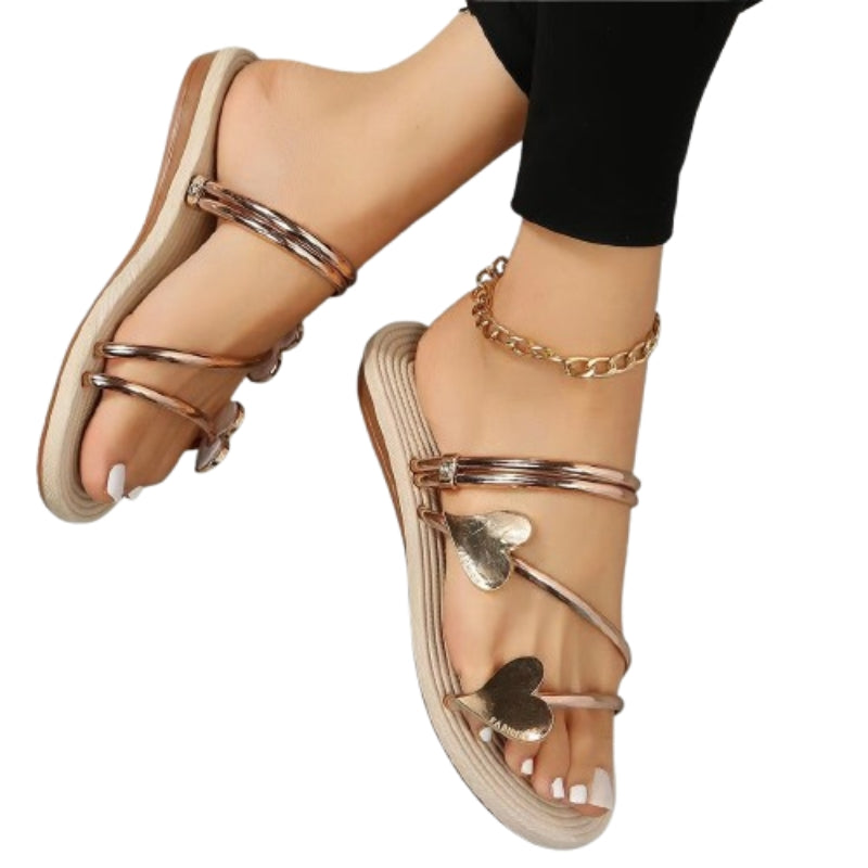 HeartStep - Sandales d'été pour femmes