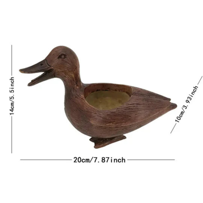 QuackBloom - Jardinière en céramique en forme de canard