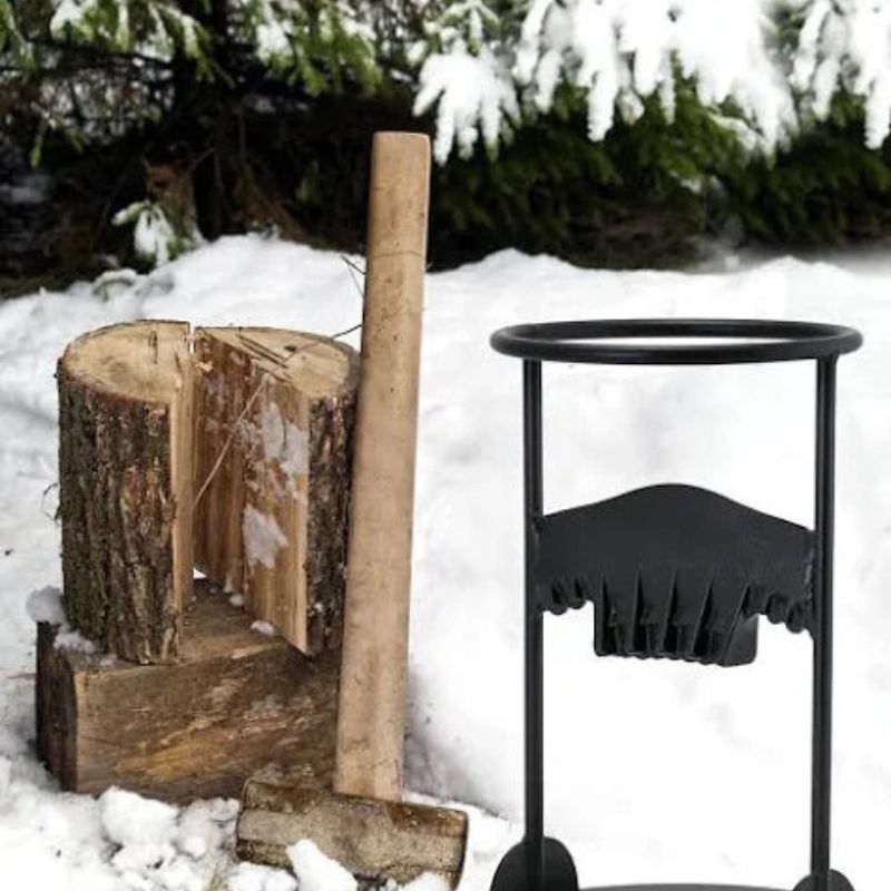 LogMate | Porte-bûches et fendeuse portable 2-en-1