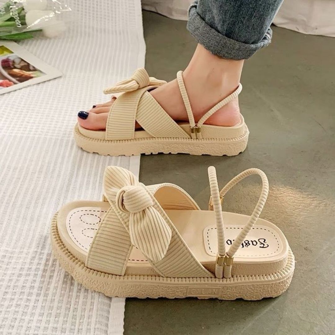 Ida – Sandales à plateforme à nœud pour un look d'été élégant