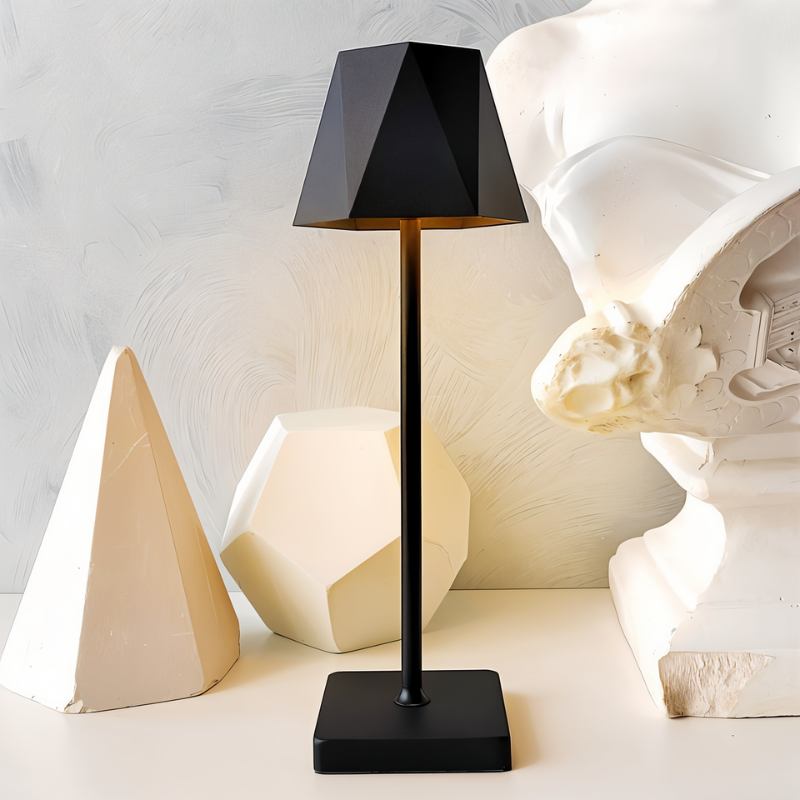 Lampe de bureau hexagonale rechargeable LumaHex