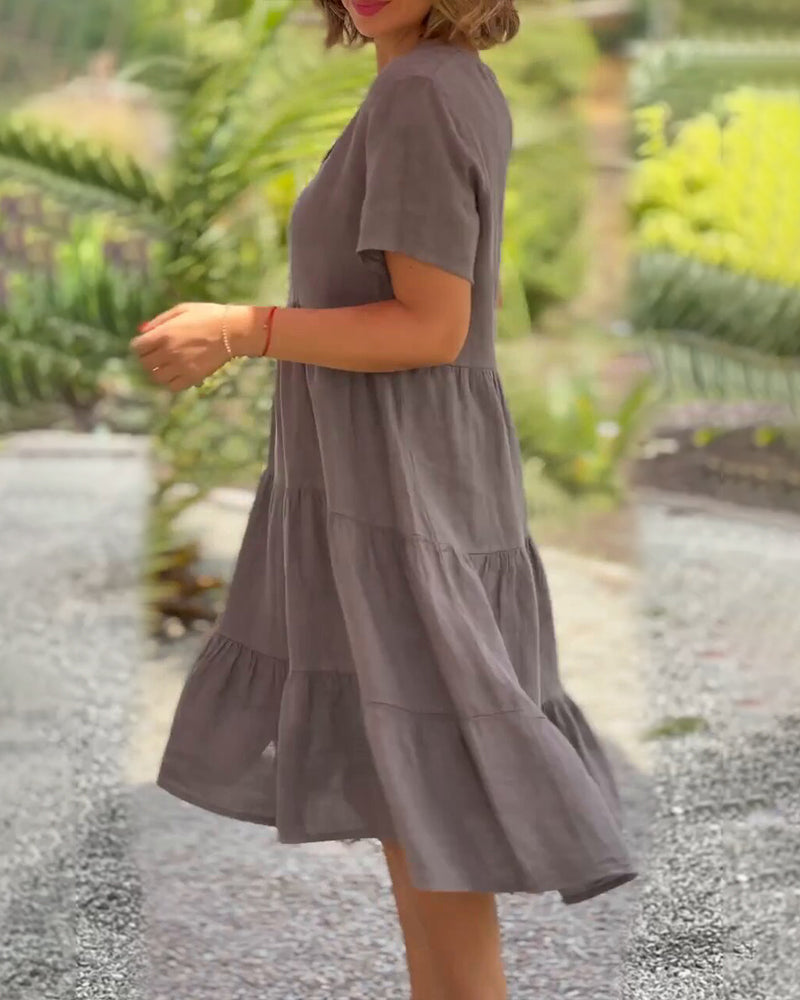Robe chemise élégante Sofie pour femmes