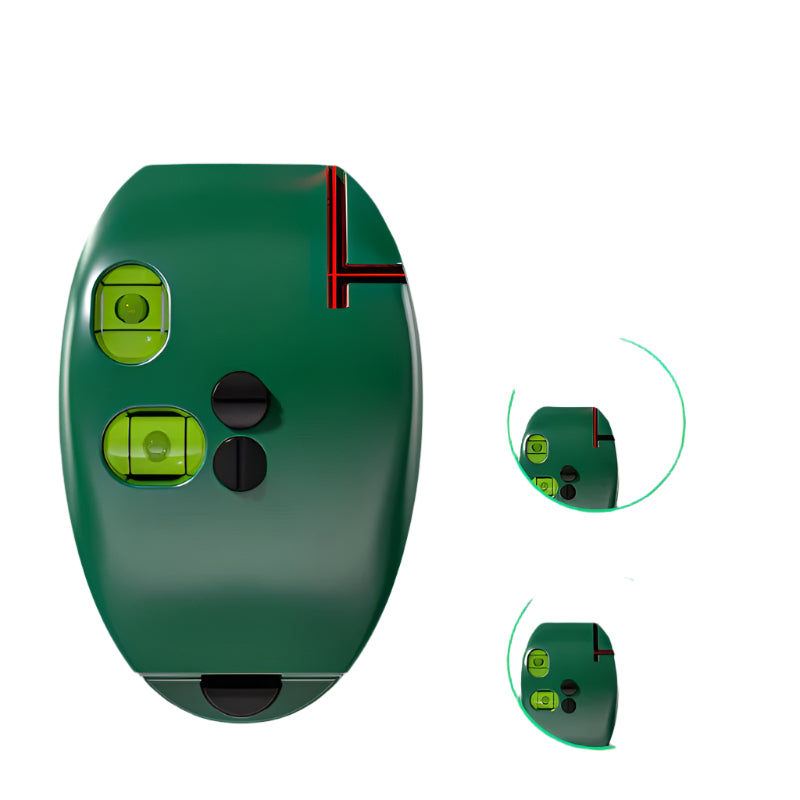 AlignMaster laser niveau à 2 lignes – Outil de nivellement portable avec projection à 90°