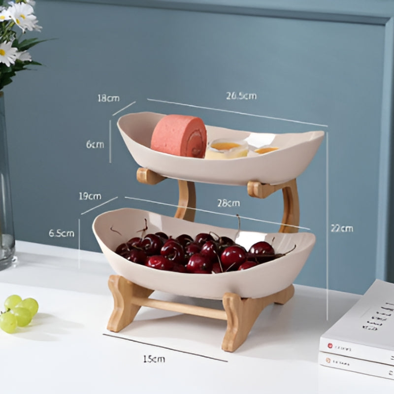 SnackNest - Plateau de service à plusieurs niveaux