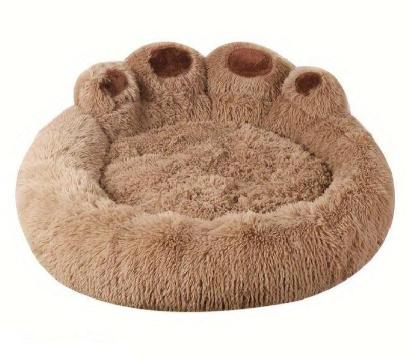 Lit pour animaux CozyPaw - Lavable avec design en forme de patte