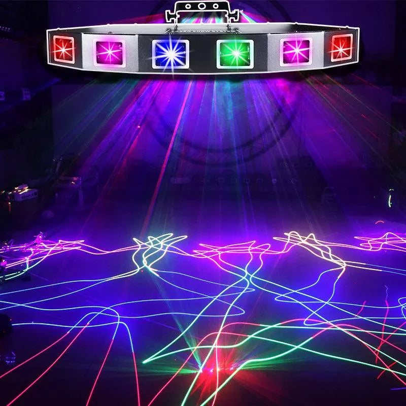 Lumière laser à balayage linéaire RGB à trou unique B1