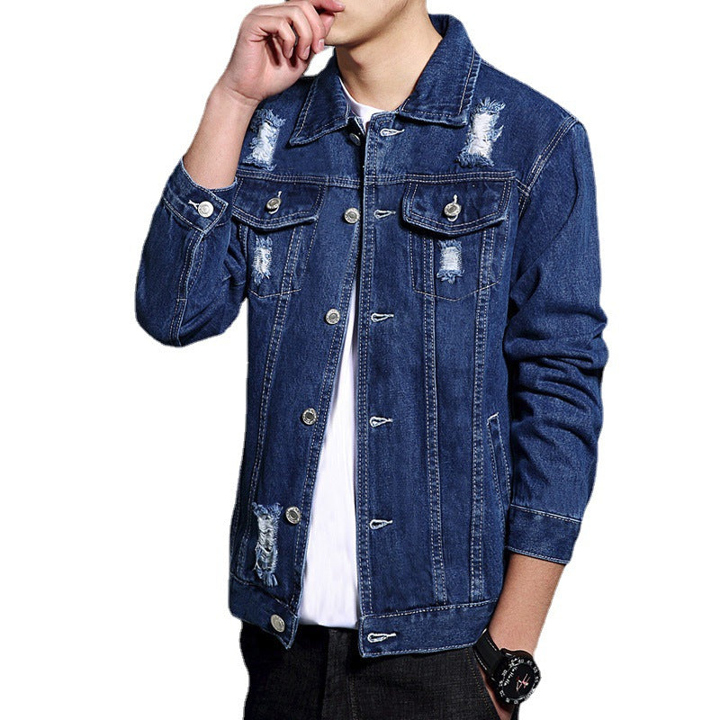 Erickson - Veste en jean avec lavage léger pour hommes