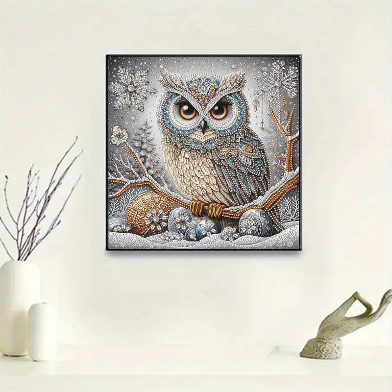 LumiOwl - Élégance étincelante dans l'art du diamant