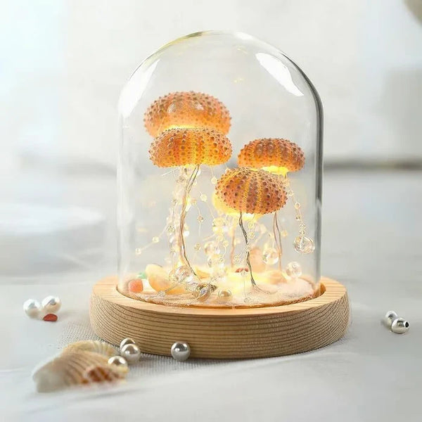 SeaGlow - Lampe de nuit unique en forme de méduse